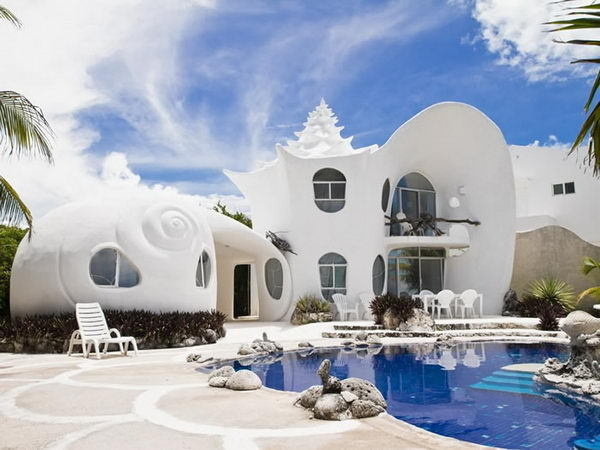 Conch Shell House (Isla Mujeres, Mexico) #building #architecture #house #interesting