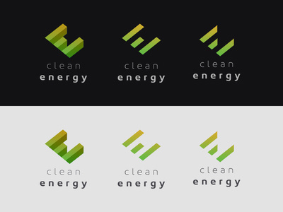Clean Energy Logo Exploration #branding #logo #identity