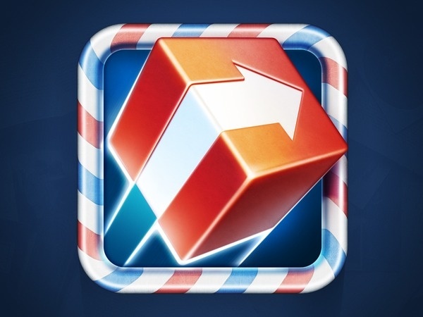 ShipOff App Icon #shipping #icon #ramotion #shipoff #design #delivery #texture #box #app #arrow #ios #mail