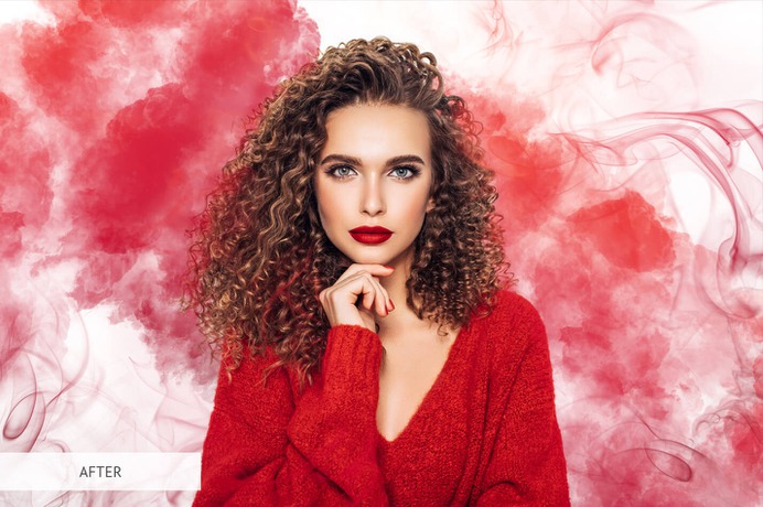 Red Smoke Photoshop Overlays – Premium Collection of Red Smoke Overlay