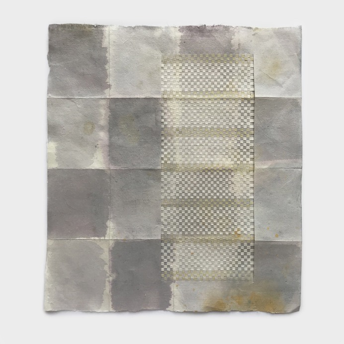 Paper art, paper weaving, watercolor