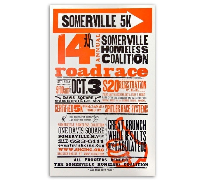 Somerville 5K - Jennifer James #typography