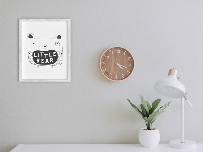Little Bear Kids Scandinavian Wall Art