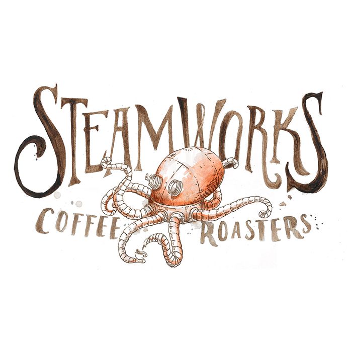 Steamworks Logo | Projects | 12 Grain | Design & Illustration Studio | Buffalo, NY