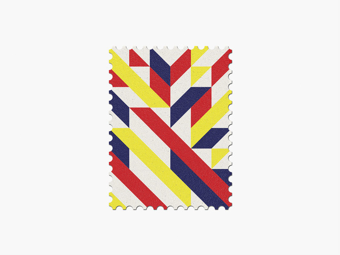 Colombia #stamp #graphic #maan #geometric #illustration #minimal #2014 #worldcup #brazil