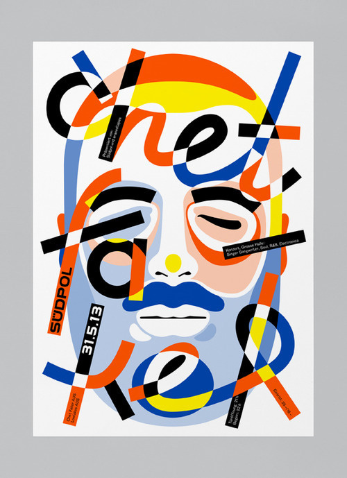 Typeverything.com Chet by FEIXEN aka Felix Pfäffli. #chet #faker #shapes #typography
