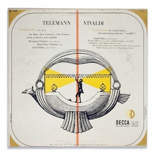 The job of the artist is always to deepen the mystery - but does it float #record #cover #design #vivaldi