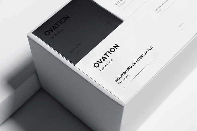 ‘Ovation is a clinic specialized in ocular health with two aspects: medical and cosmetic. Futura designed an identity that reflects the key values of the brand: high quality and professionalism.  For the logo, Futura used two typographical fonts. Read more about this project and other beautiful designs at mindsparklemag.com