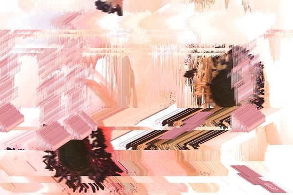 glitch flowers #leggo #poster #glitch #colors #flowers #pink