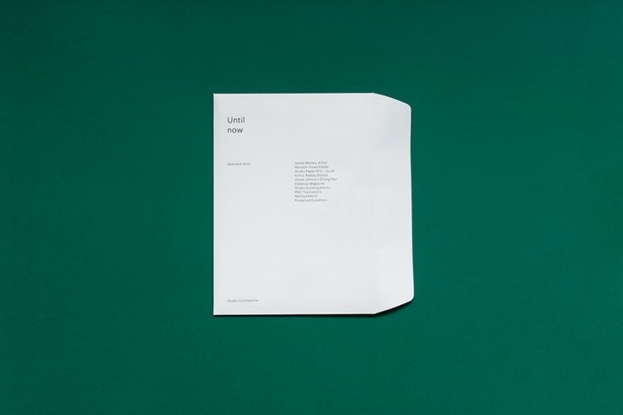 dailydesigner: Until now by Studio Constantine #letter #grid #type #envelope