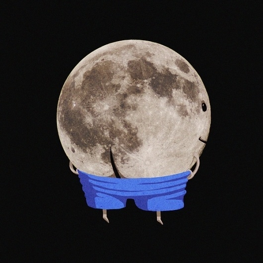 Make Something 365 on the Behance Network #illustration #moon