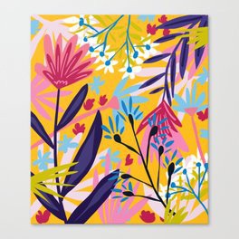 The Garden of My Mind #botanical #illustration Canvas Print