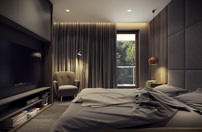 Modern Bedroom °2 - Apartment °1 #modern #bedroom #cameradaletto #moderna #appartamento #moderno
