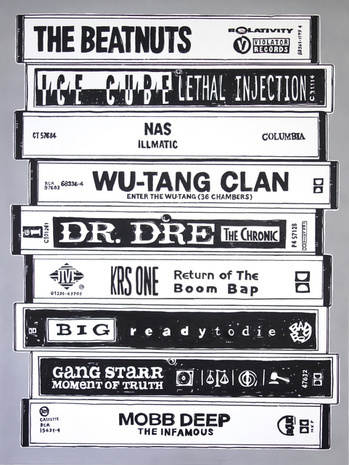Mark Drew #illustration #tapes #hiphop