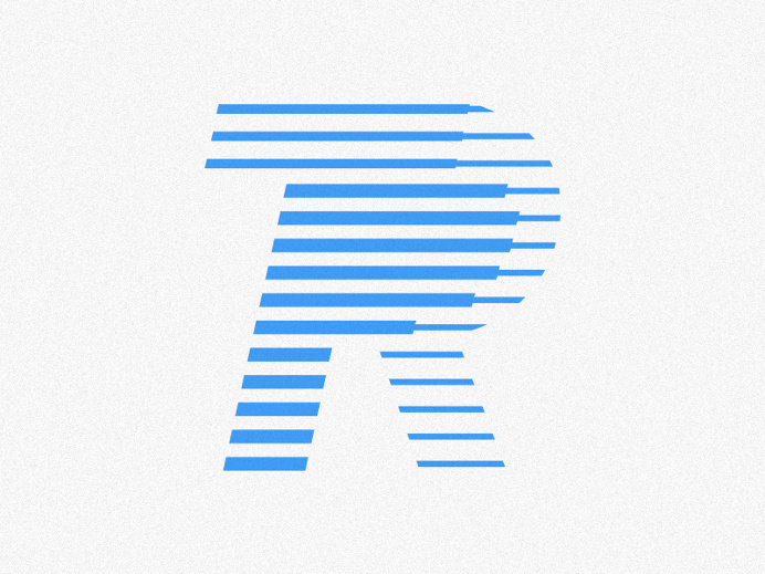 RTP Monogram #athletics #sports #monogram #R #blue #speed #tuorto