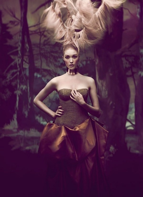 Artistic fashion story – "Your Majesty" in Flare Magazine #fashion art #artistic fashion #artistic fashion story #fashion story