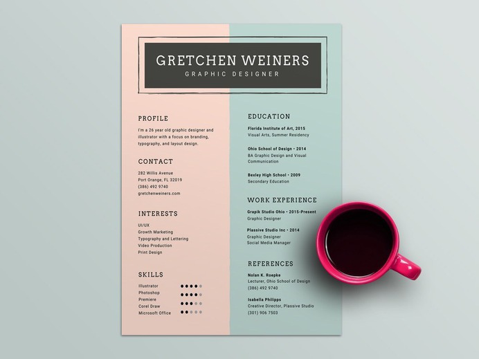Weiners Resume - Free Personal Corporate Resume Template