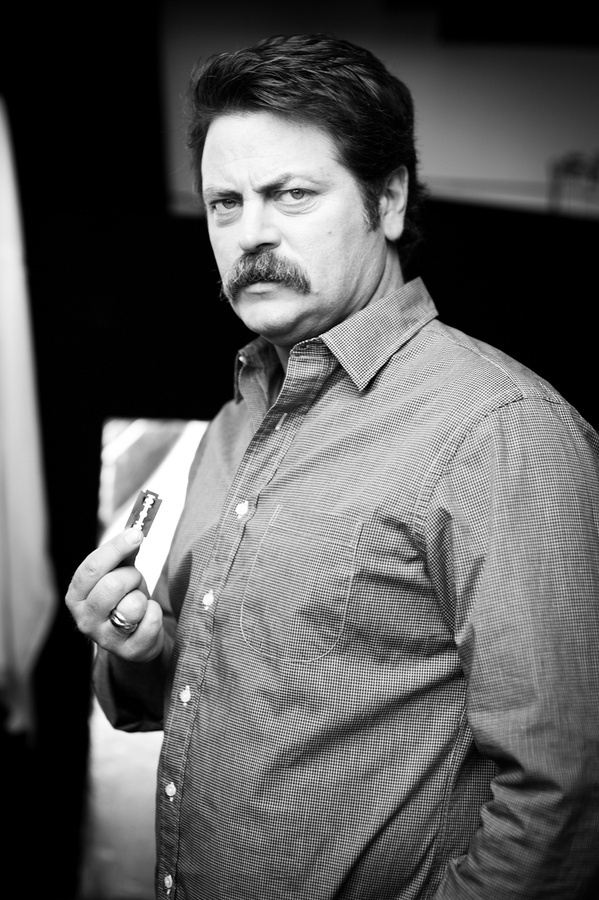 Nick Offerman for Movember #movember #portrait #moustache