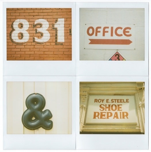 All sizes | Vernacular Typography Polaroids | Flickr - Photo Sharing! #type #lettering #signs