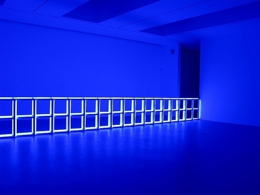 WE DARE SPEAK (A MOMENT ONLY): DAN FLAVIN #sculpture #fluorescent #lights #colour #light #flavin