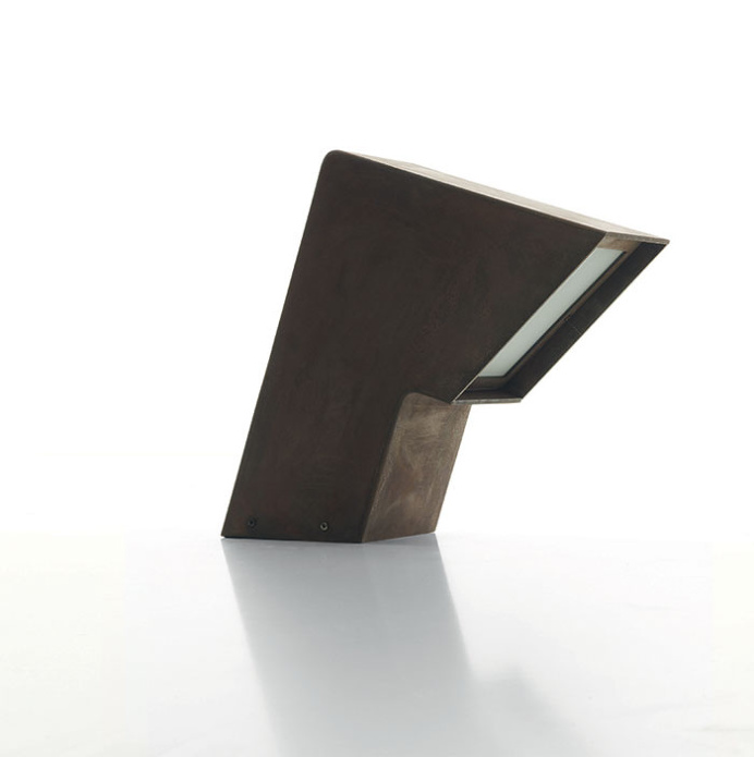 Garden Lamp of Metal and Glass by Christian Piccolo - #lamp, #design, #lighting, #outdoor,