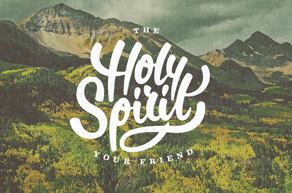 Fixed the #green #background #photograph #landscape #drawn #type #hand #typography