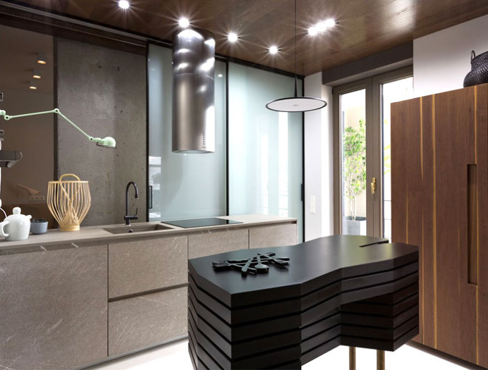 Elegant and Stylish Apartment Renovation by Olga Akulova - #kitchen, kitchen ideas, kitchen design, #furniture