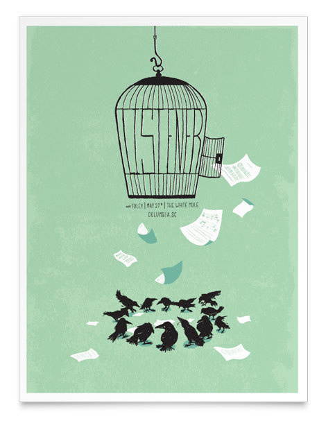 Shed Labs #birds #illustration #gig #poster