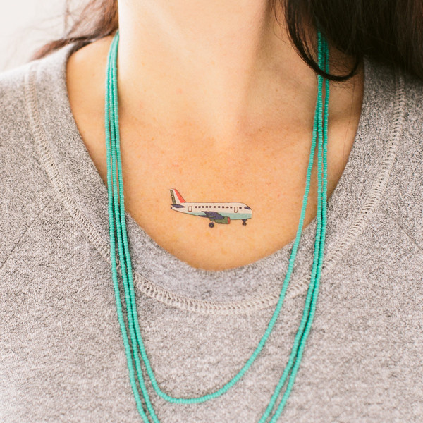 Image #tattoo #water #airplane