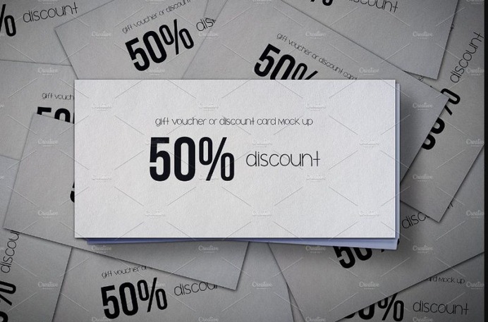 Gift Voucher Mockup Set
