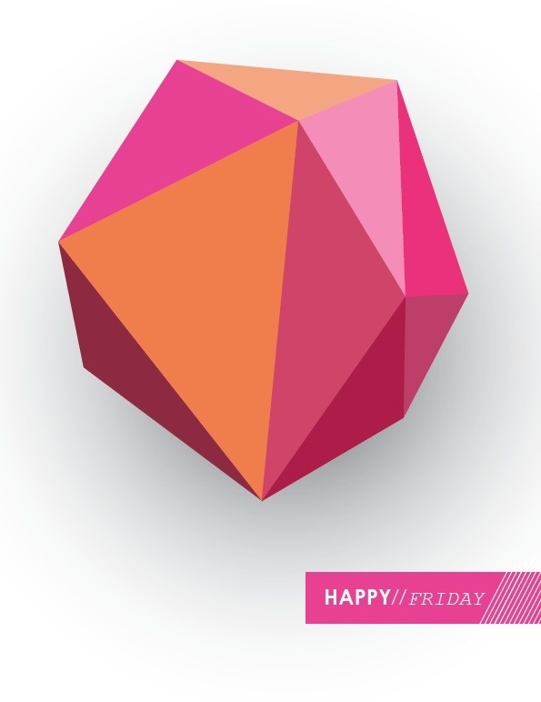 Friday #hopelittle #pink #friday #triangles #3d