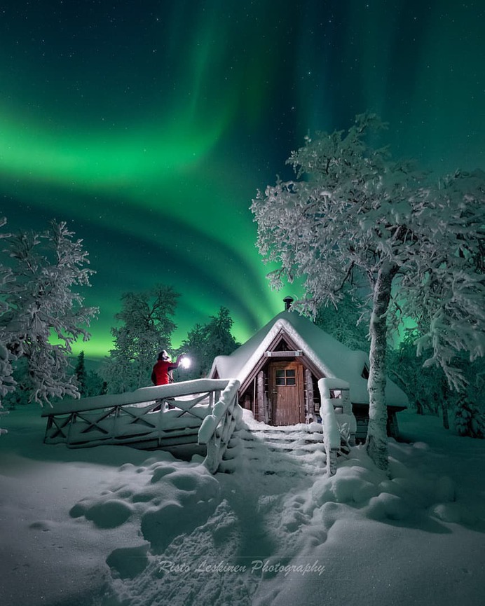 Risto Leskinen Captures Amazing Northern Lights in Finland