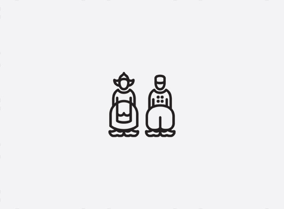 mkn design Michael Nÿkamp #mafia #line #couple #woman #girl #boy #garb #illustration #man #dutch #typography
