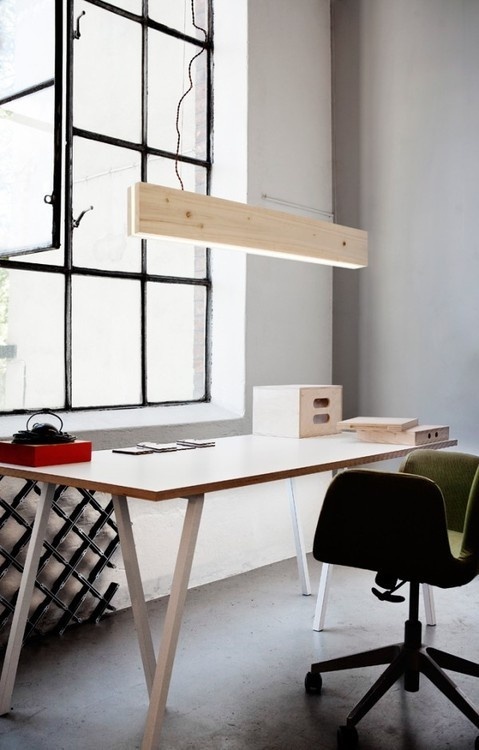 DIY Office #wood #office #white #diy