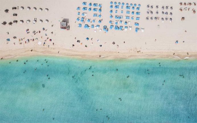 Aerial Views of Miami by Bernhard Lang