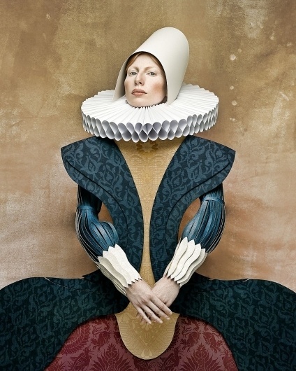 CHRISTIAN TAGLIAVINI #photography #woman #cardboard