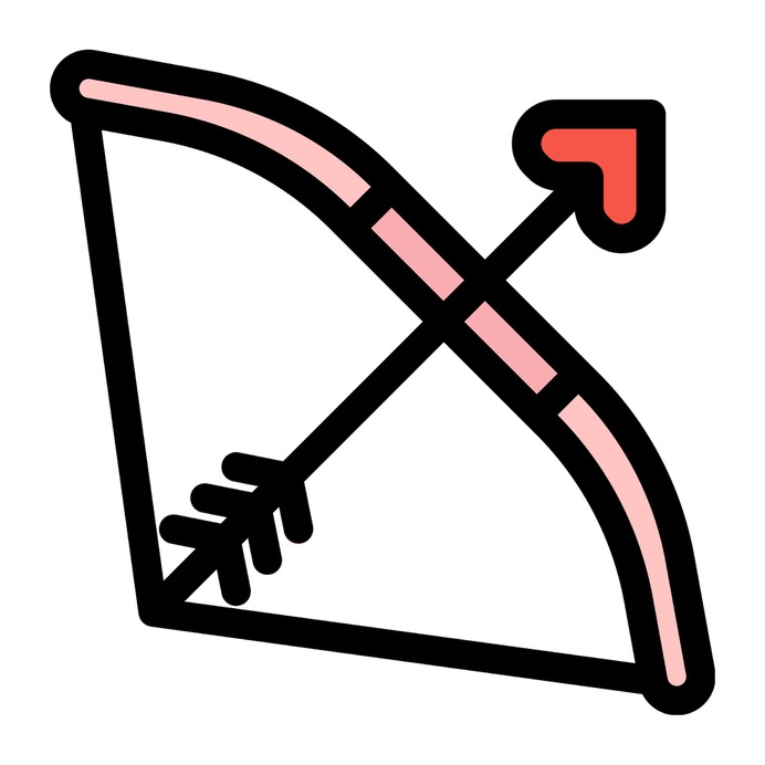 See more icon inspiration related to cupid, bow, love and romance, valentines day, bow and arrow, lovely, romanticism, romantic, weapons and love on Flaticon.