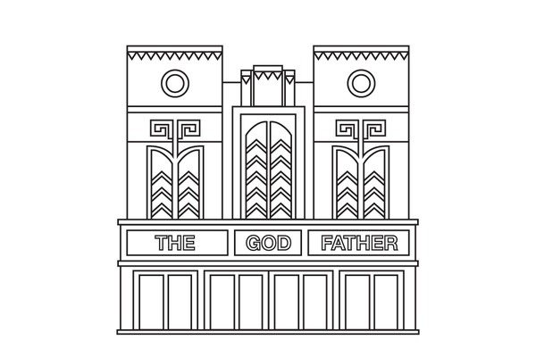 James Kape #line #vector #illustrator #building #architecture