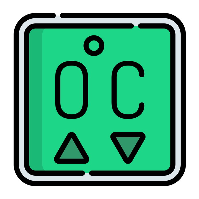 See more icon inspiration related to thermostat, furniture and household, household, Tools and utensils, miscellaneous, controller, electronics and temperature on Flaticon.