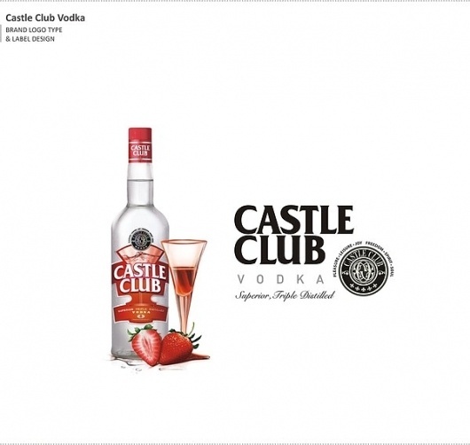 Not Just Logos (Part II) on the Behance Network #packaging #castle #vodka #club