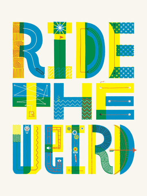 Jolby_RidetheWeird_01 #drawn #hand #typography
