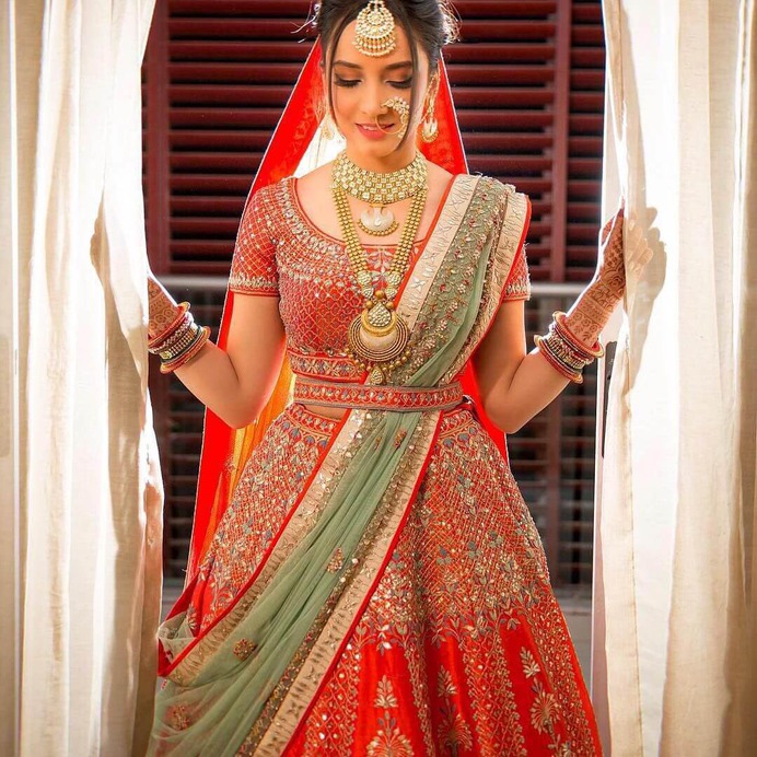 Spellbinding Belted Lehengas for Brides and Bridesmaids