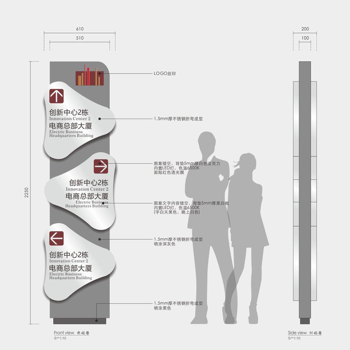 mall wayfinding | Signage | Sign Design | Wayfinding | Wayfinding signage | Signage design | Wayfinding Design | Simplicity | 商场写字楼 导视系统 标识系统(附制作工艺)