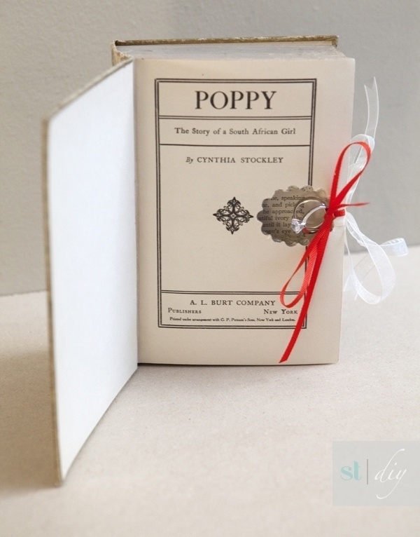 DIY | ring bearer book - Something Turquoise {daily bridal inspiration} #book