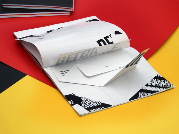 Ceci n'est pas une frontière—Laura Knoops | Graphic design #fold #thesis #diploma #frontier #book #belgium #border #editorial