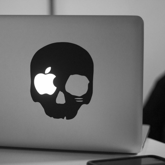 The Dark Skull NW14 Laptop Decal #tech #flow #gadget #gift #ideas #cool