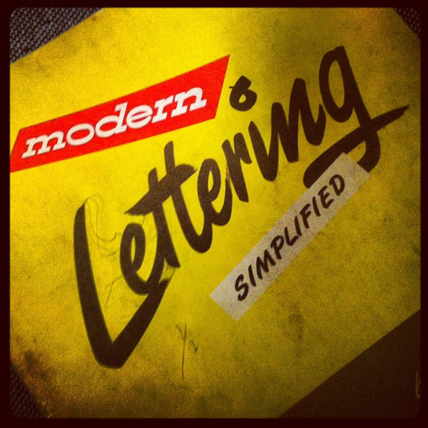 Thrifted: Vintage Speedball Lettering Book | Flickr - Photo Sharing! #lettering #speedball