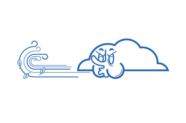 Everything Chicago karston smith #chicago #cloud #karston #illustration #windy #minimal