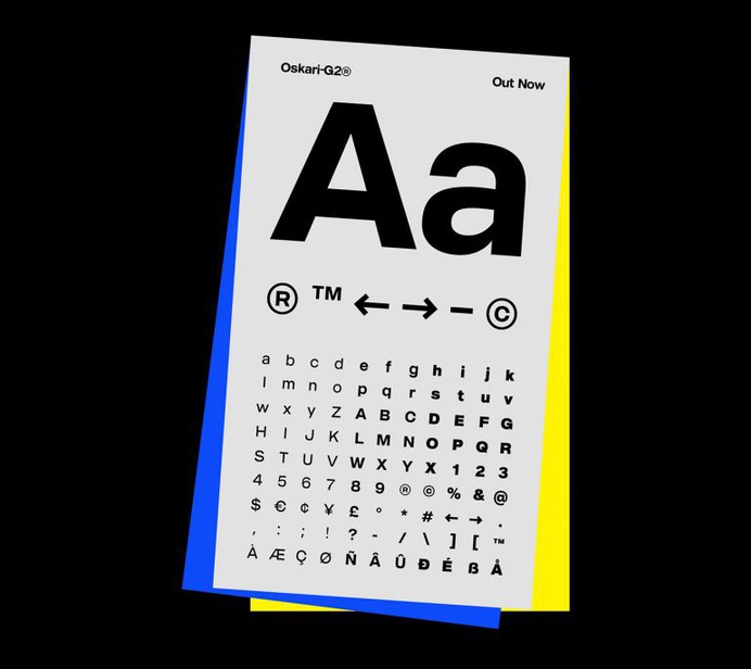 Oskari-G2® Sans Serif Typeface [FREE Font]