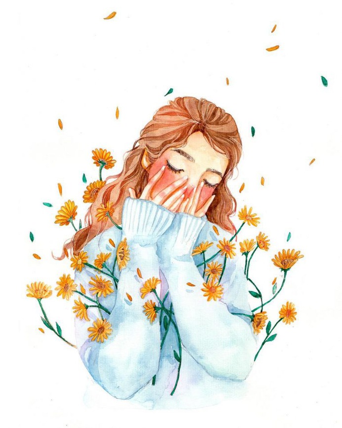 Live Like Beautiful Flowers and Confident Blooming